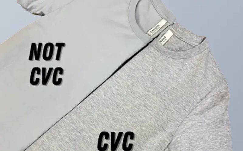 T-shirt từ chất liệu vải CVC