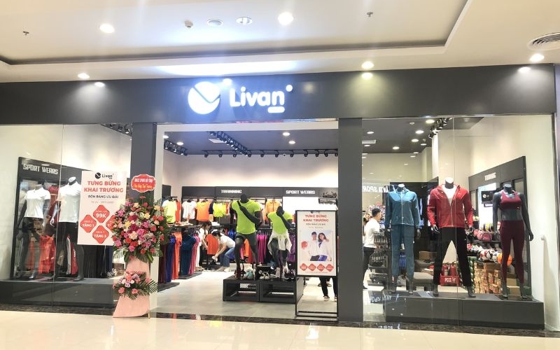 Shop đồ thể thao Hà Nội Livan Sport