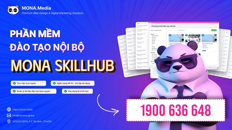 Phần mềm đào tạo nội bộ toàn diện - MONA SkillHub