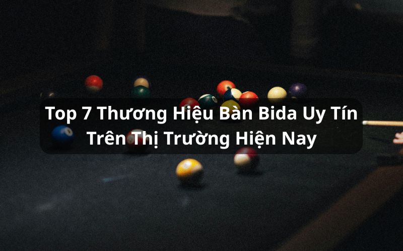 thương hiệu bàn bida