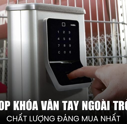 khoá vân tay ngoài trời