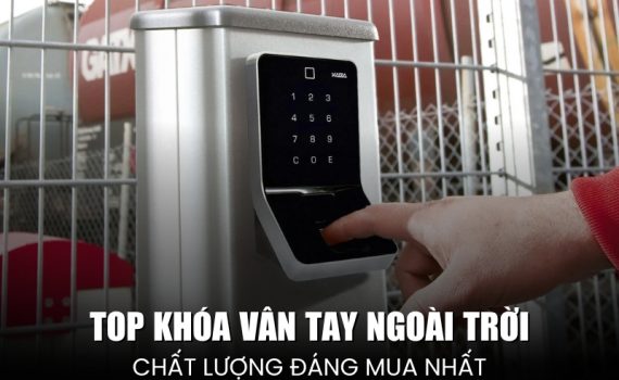 khoá vân tay ngoài trời